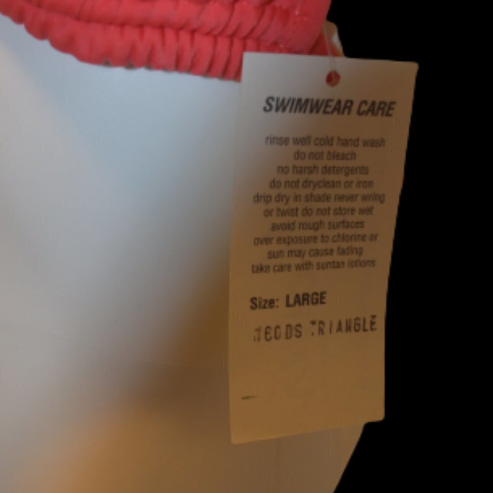 Sunflower Swim Wear Triangle Bikini Top L- NWT - Picture 3 of 3